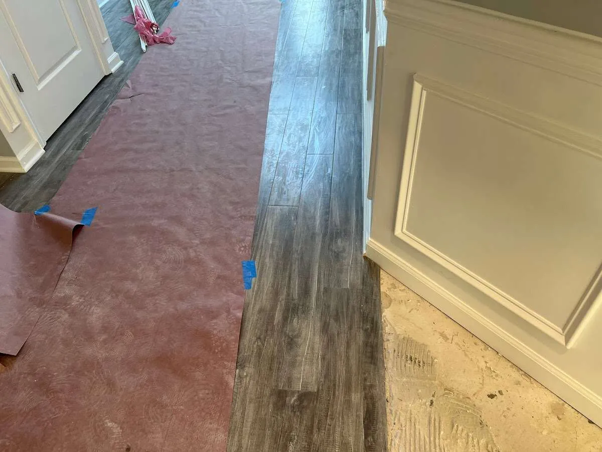 Completed marble shower restoration in Cameron